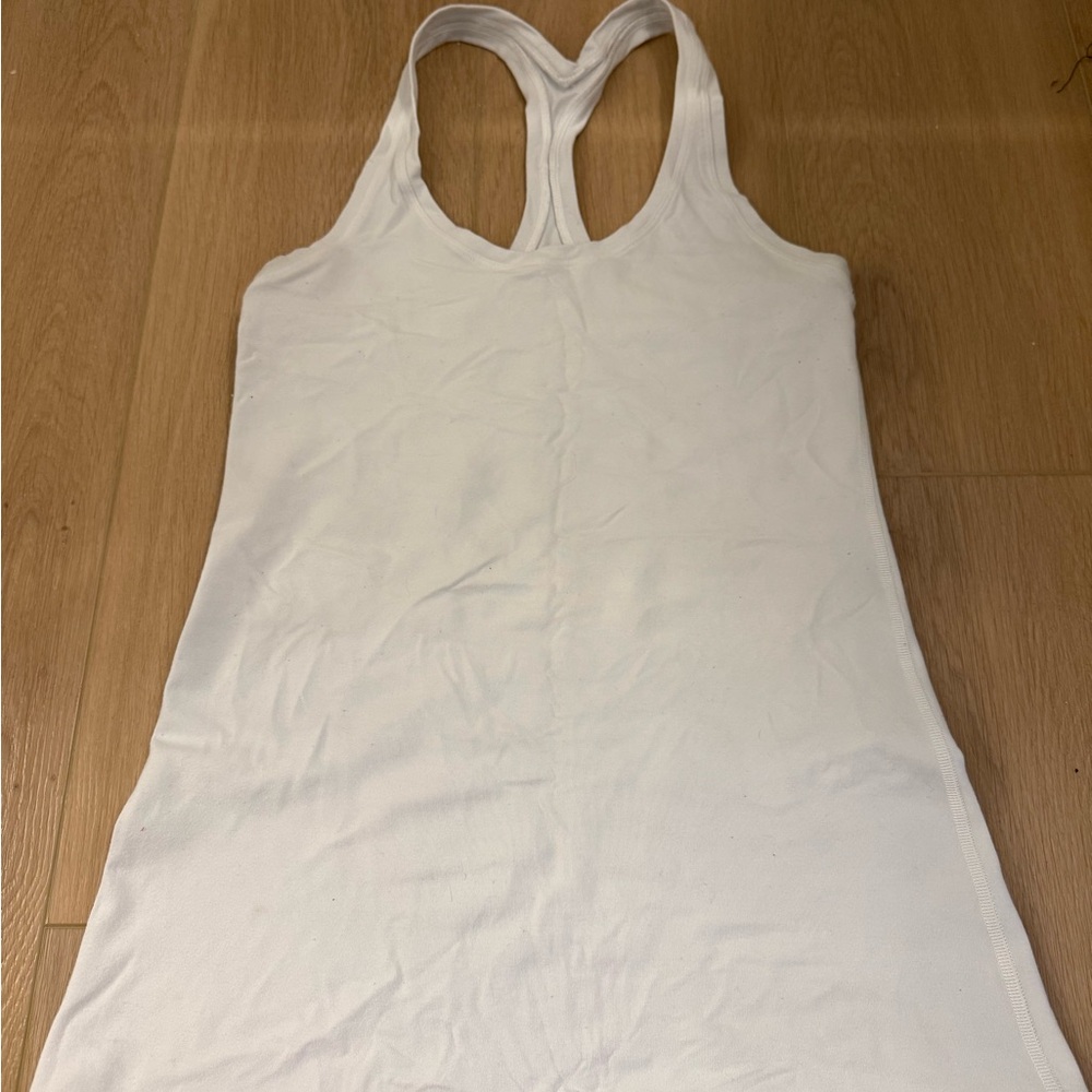 Lululemon Athletica White Tank Top